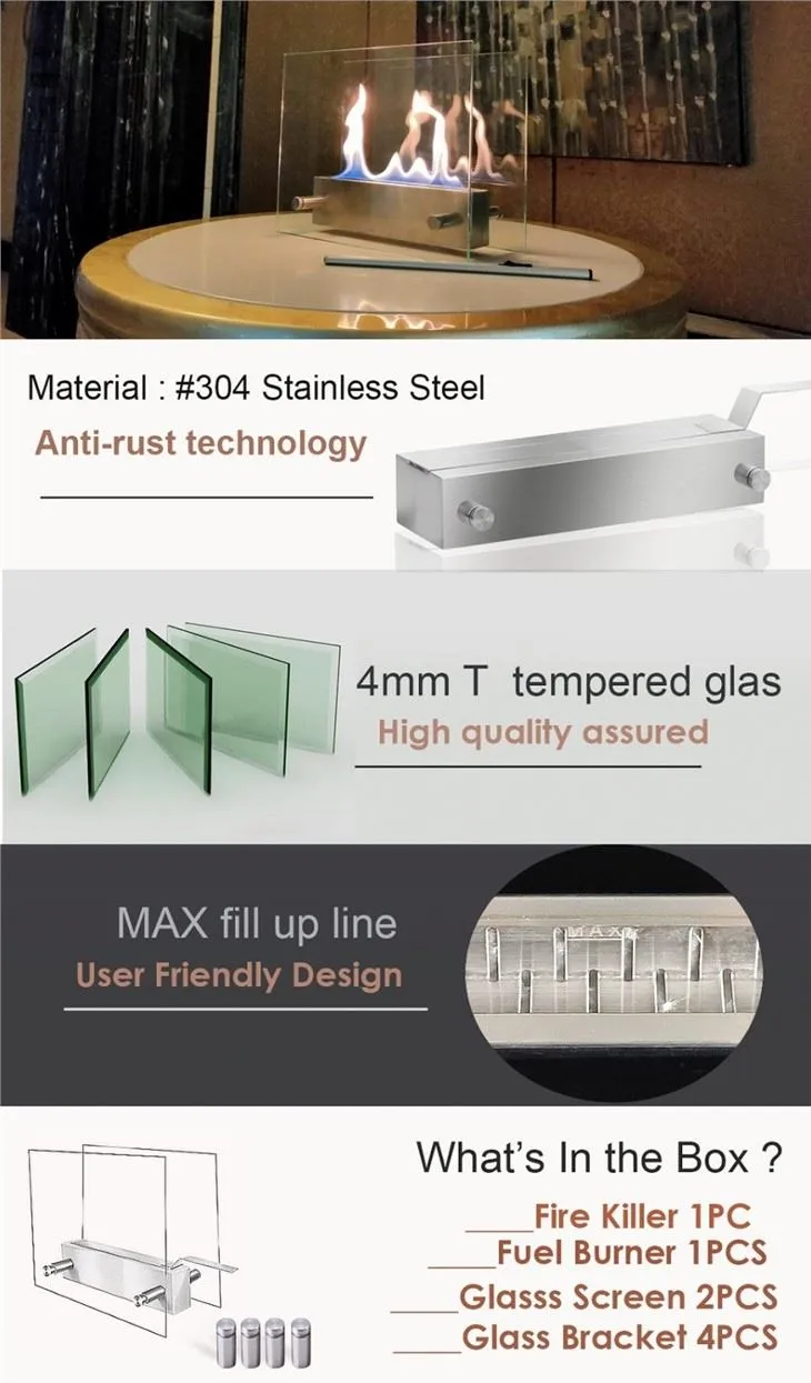 buy Table Top Fireplace